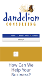 Mobile Screenshot of dandelionconsulting.com